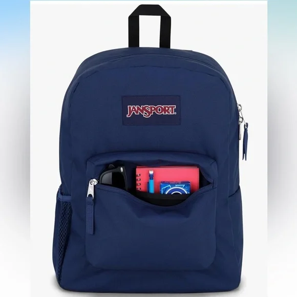 JanSport Cross Town Backpack 17" x 12.5" x 6" - Simple Bag - Picture 6 of 12